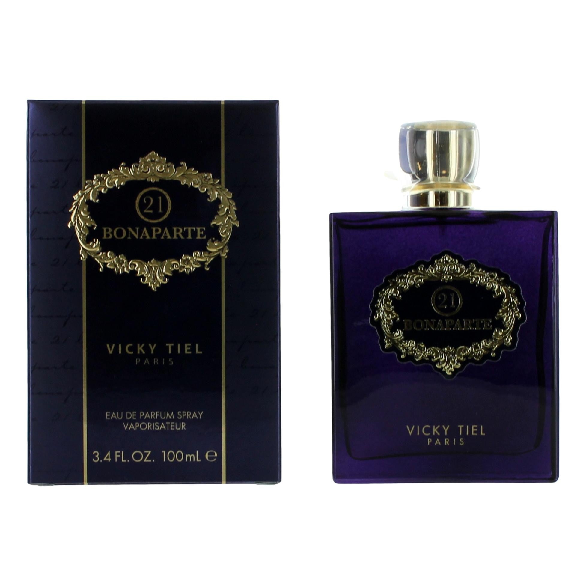 Bottle of 21 Bonaparte by Vicky Tiel, 3.4 oz Eau De Parfum Spray for Women